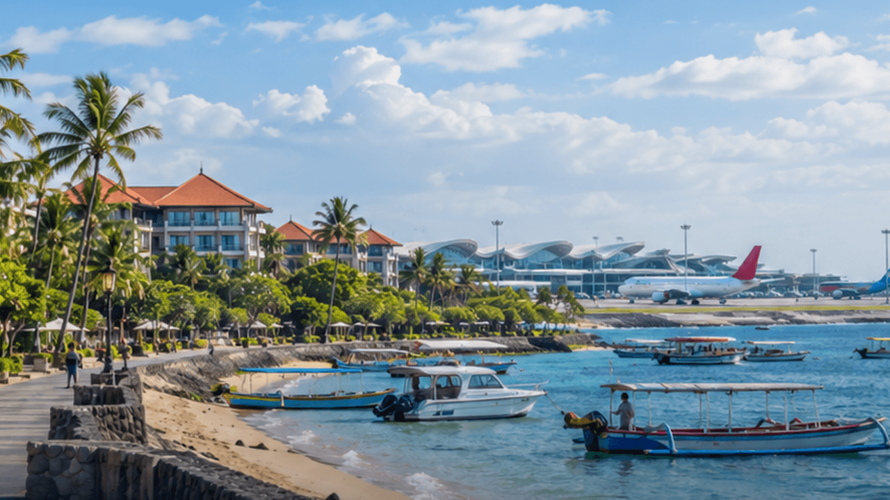 Sanur & Bali Airport - Ngurah Rai DPS transit & harbor boats