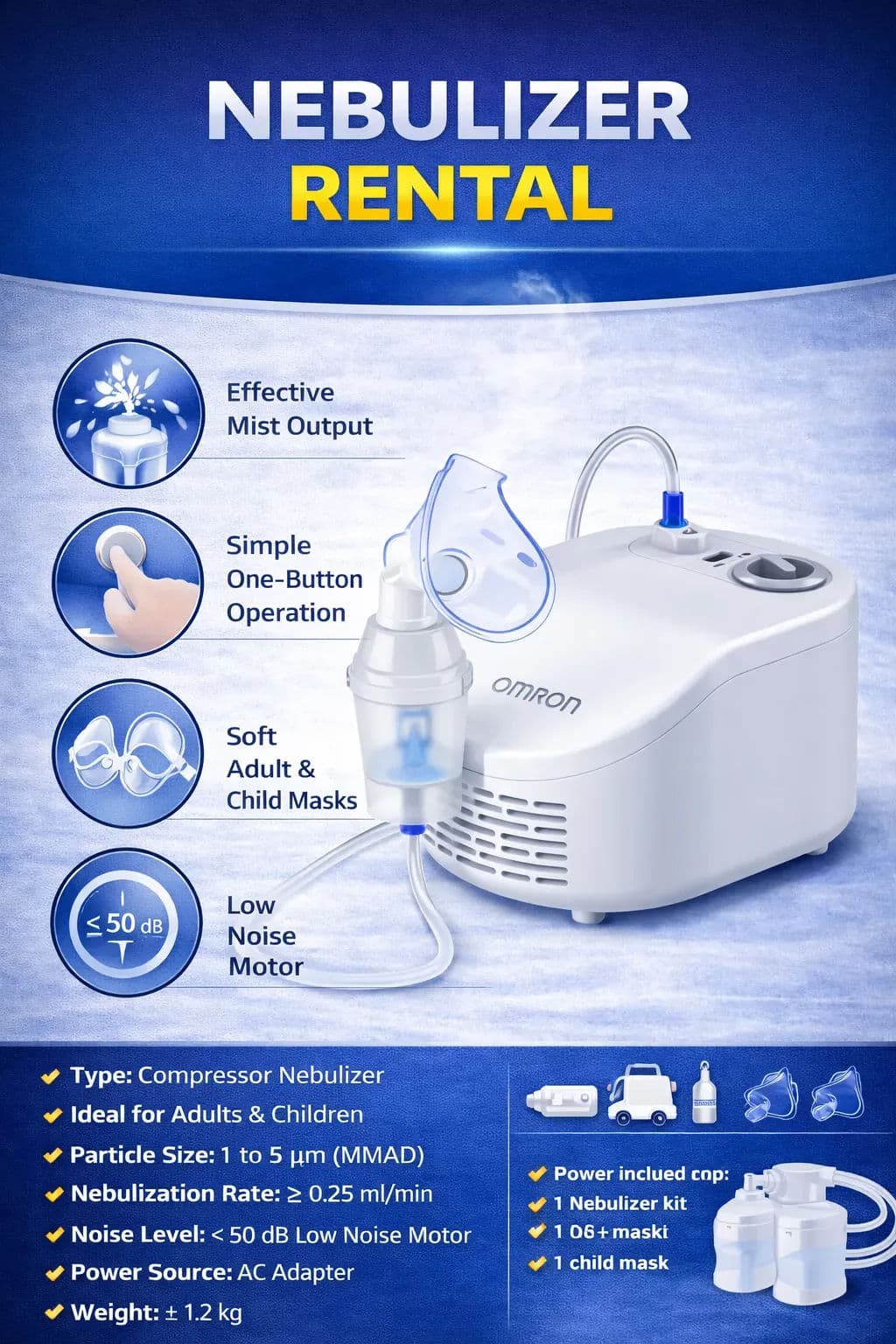 Omron Compressor Nebulizer