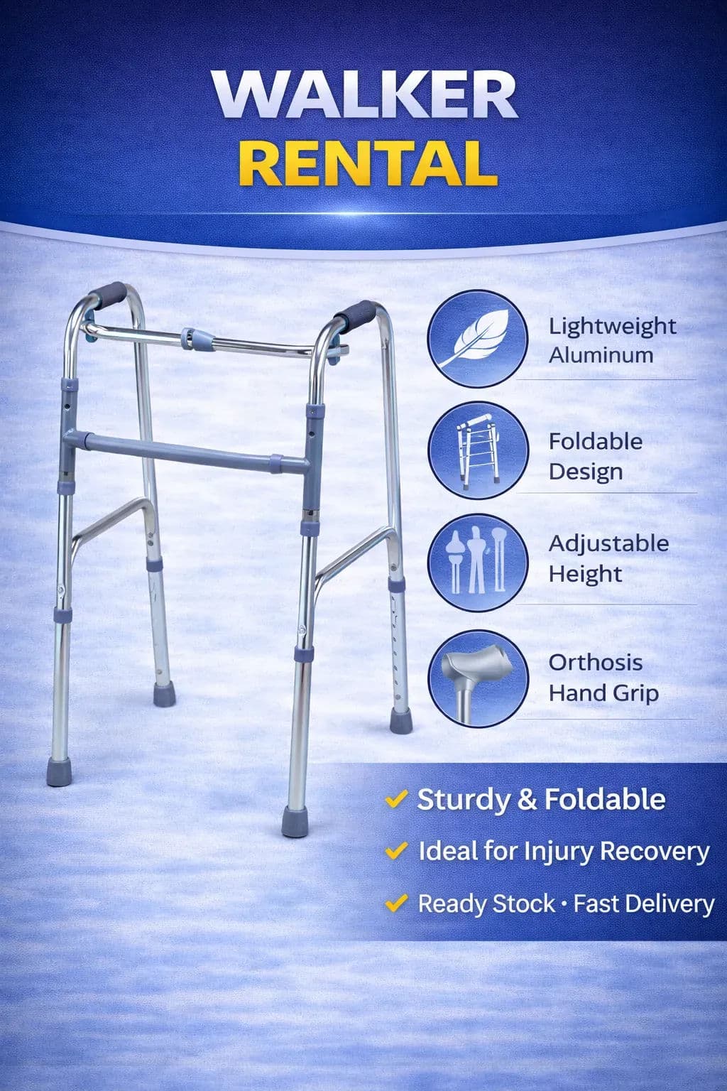 Standard Folding Walker